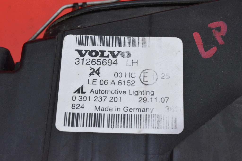 REFLEKTOR left light front lens EU 31265694 VOLVO S40 II V50 LIFT 07-12