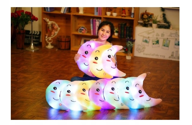 PODUSZKA ŚWIECĄCA LED KSIĘŻYC BIAŁA Marka Perfectlife