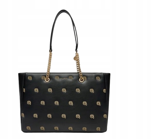Karl Lagerfeld Shopper Kabelka S Logem A Řetězy 37 x 27 x 9 cm Y9B