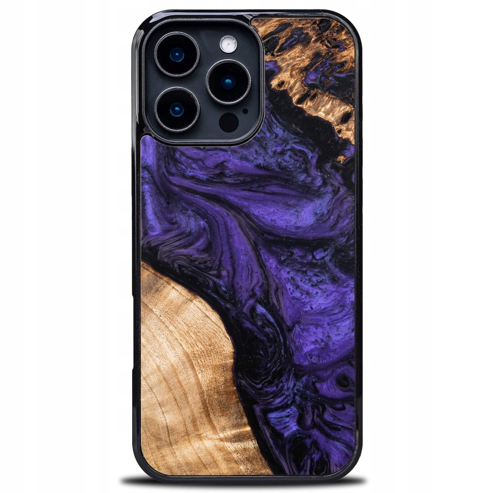 Pouzdro Bewood Unique pro iPhone 16 Pro Max fialové
