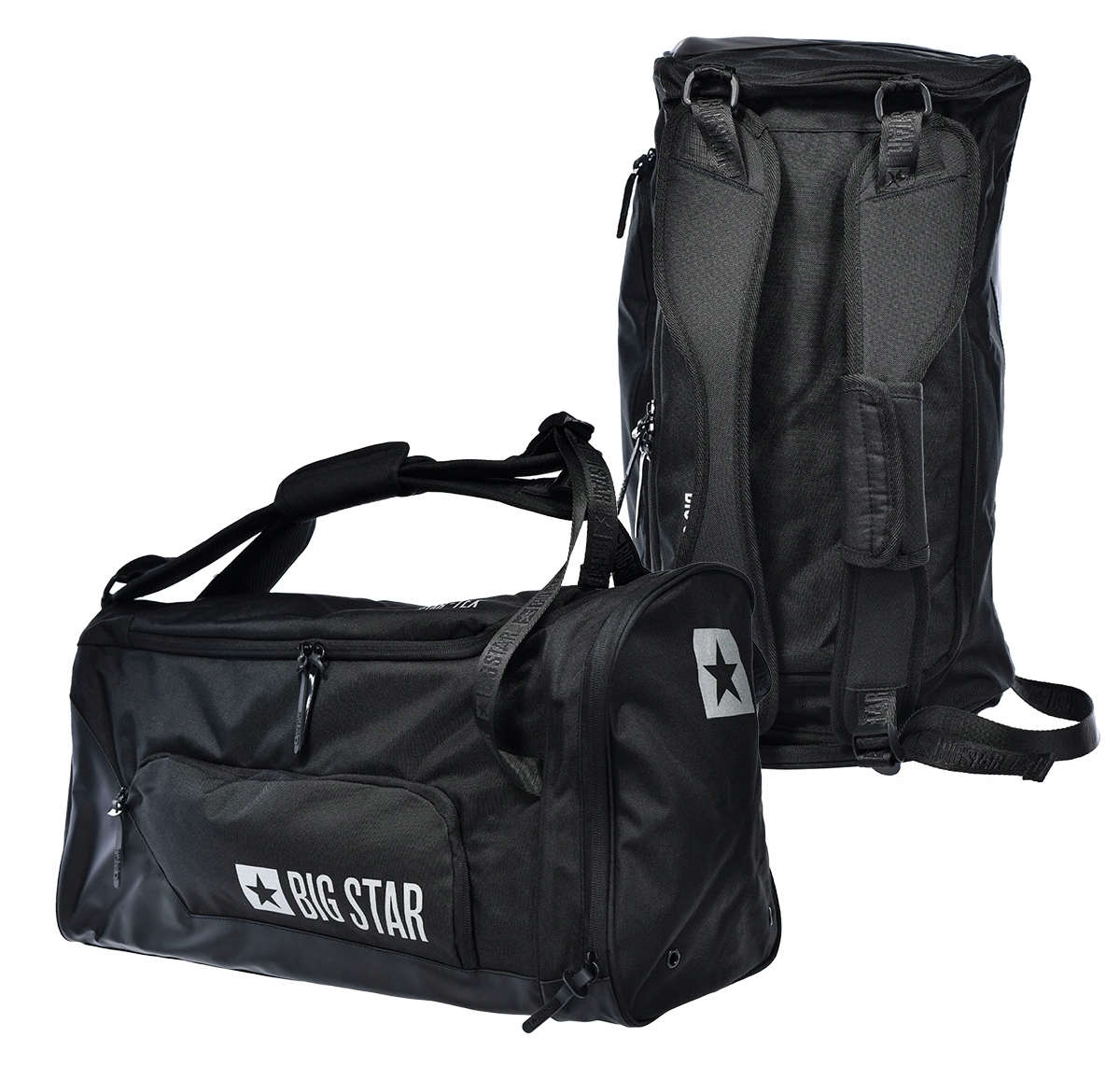 Torba sportowa 2w1 z funkcją plecaka Big Star RR574096 czarny 39L