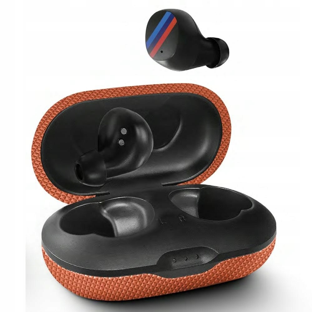Bluetooth sluchátka Tws Bmw M Metal Logo Enc oranžová