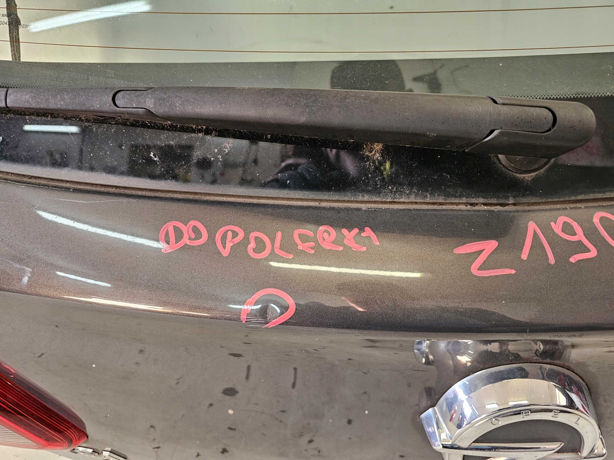 OPEL CORSA E 3 door trunk door boot Z190 EUROPA