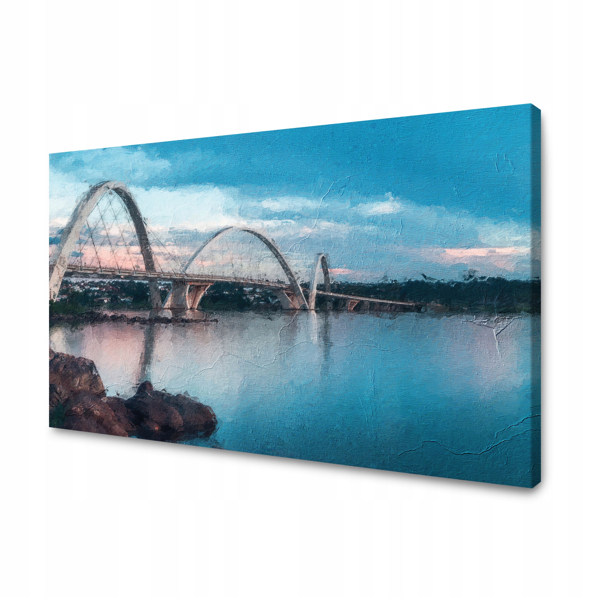 Obraz na plátně Most Juscelino Kubitschek Brazílie 90x60 cm