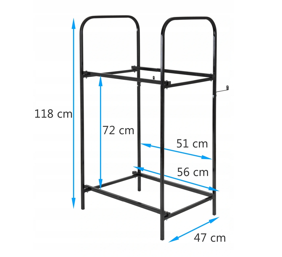 Стойка для шин металлическая стойка черная для 4 шин