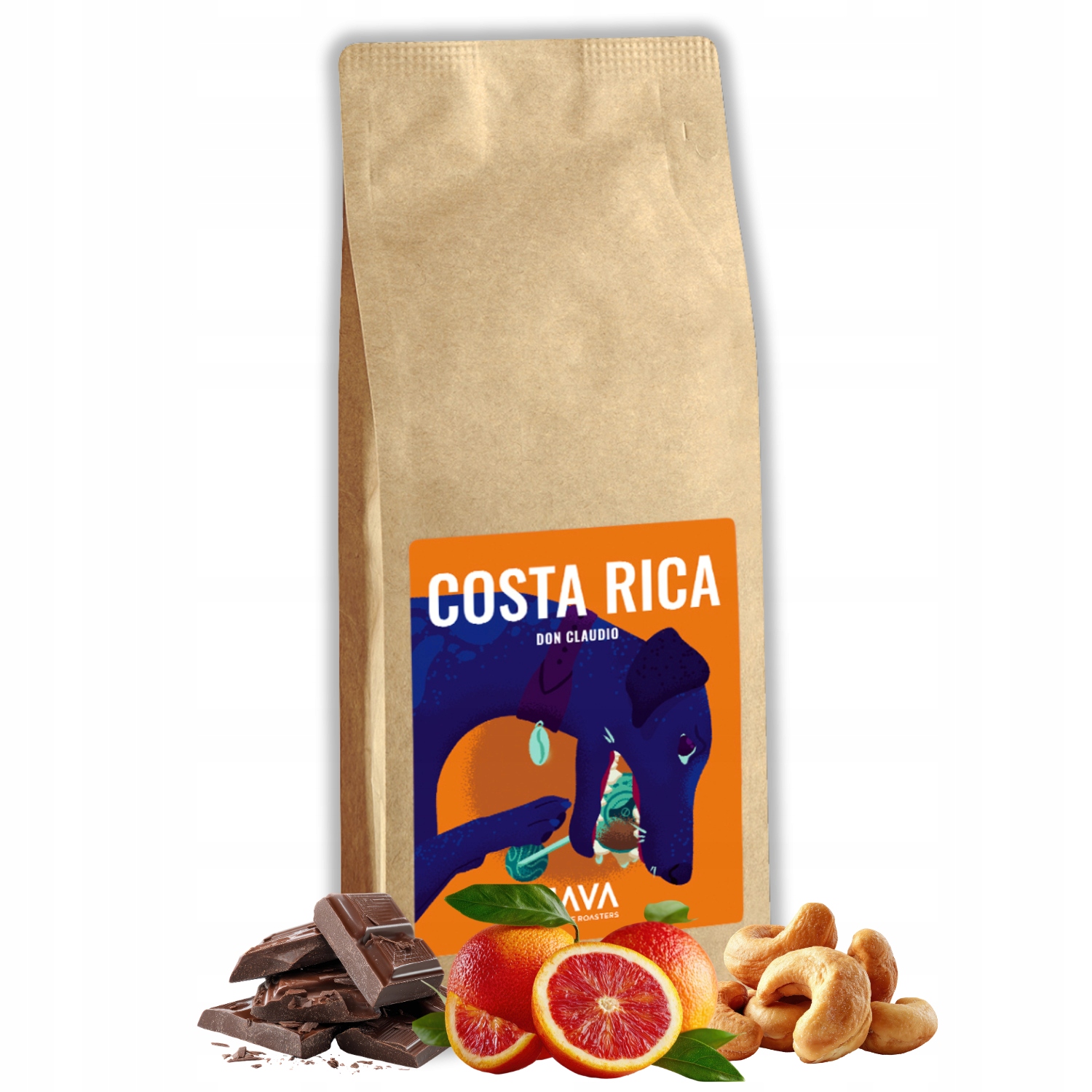 Káva zrnková speciality Costa Rica Don Claudio 1kg přeliv Arabika čerstvá