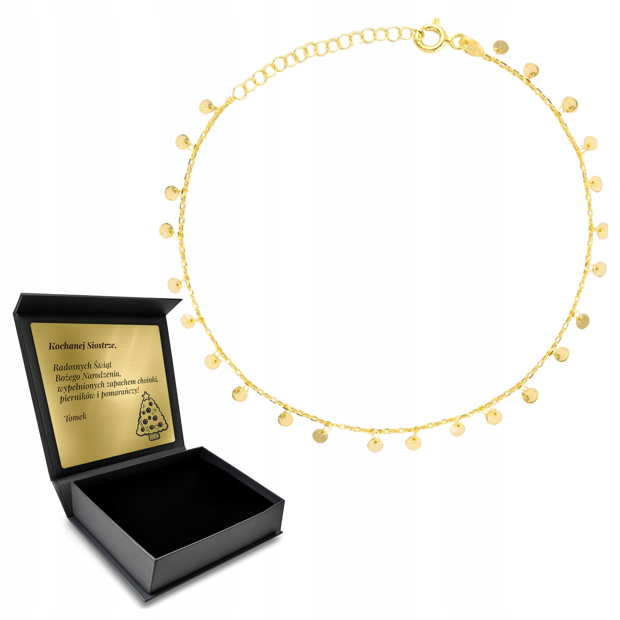 Krásný, Nemilý, Pozlacený, Deditný Krabička Náramek S Gravírováním Krabičkou