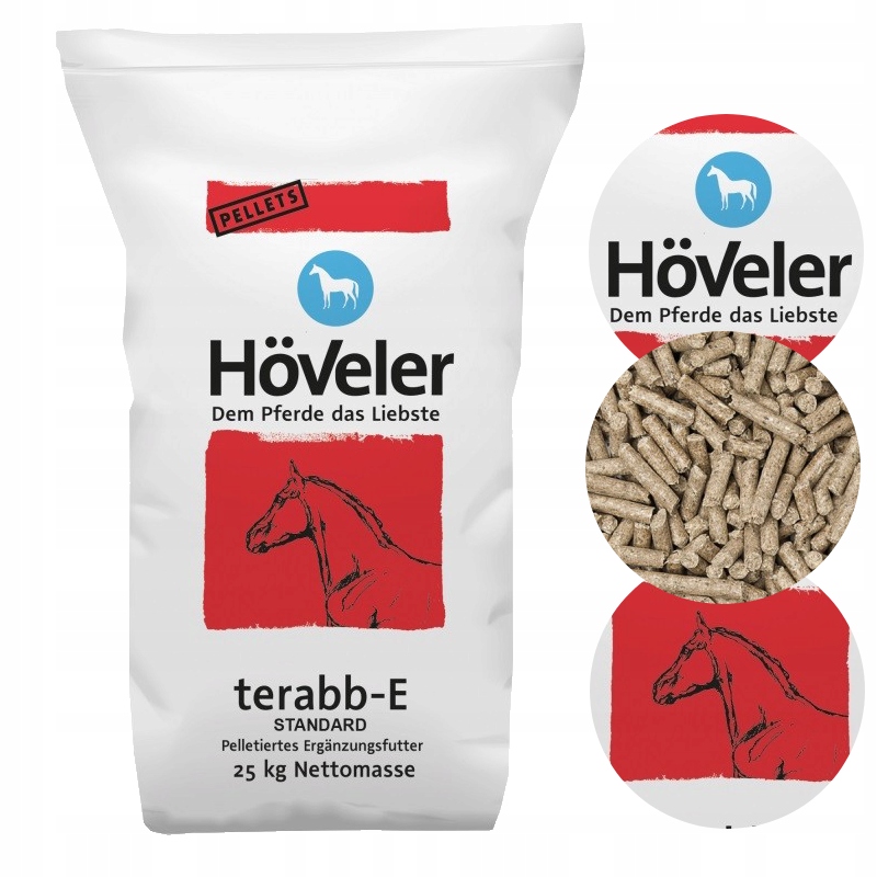 Hoveler terabb - E Standard pasza dla koni 25kg EAN (GTIN) 4043699000278