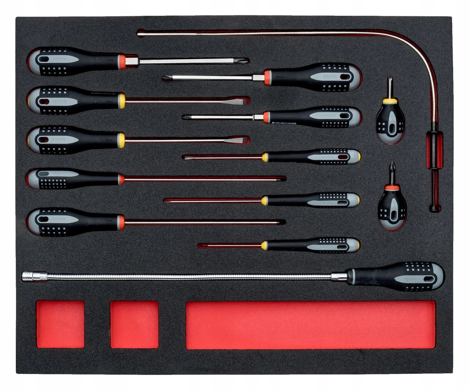 Wkład narzędziowy - 14 el. PŁ + PH BAHCO Marka Bahco