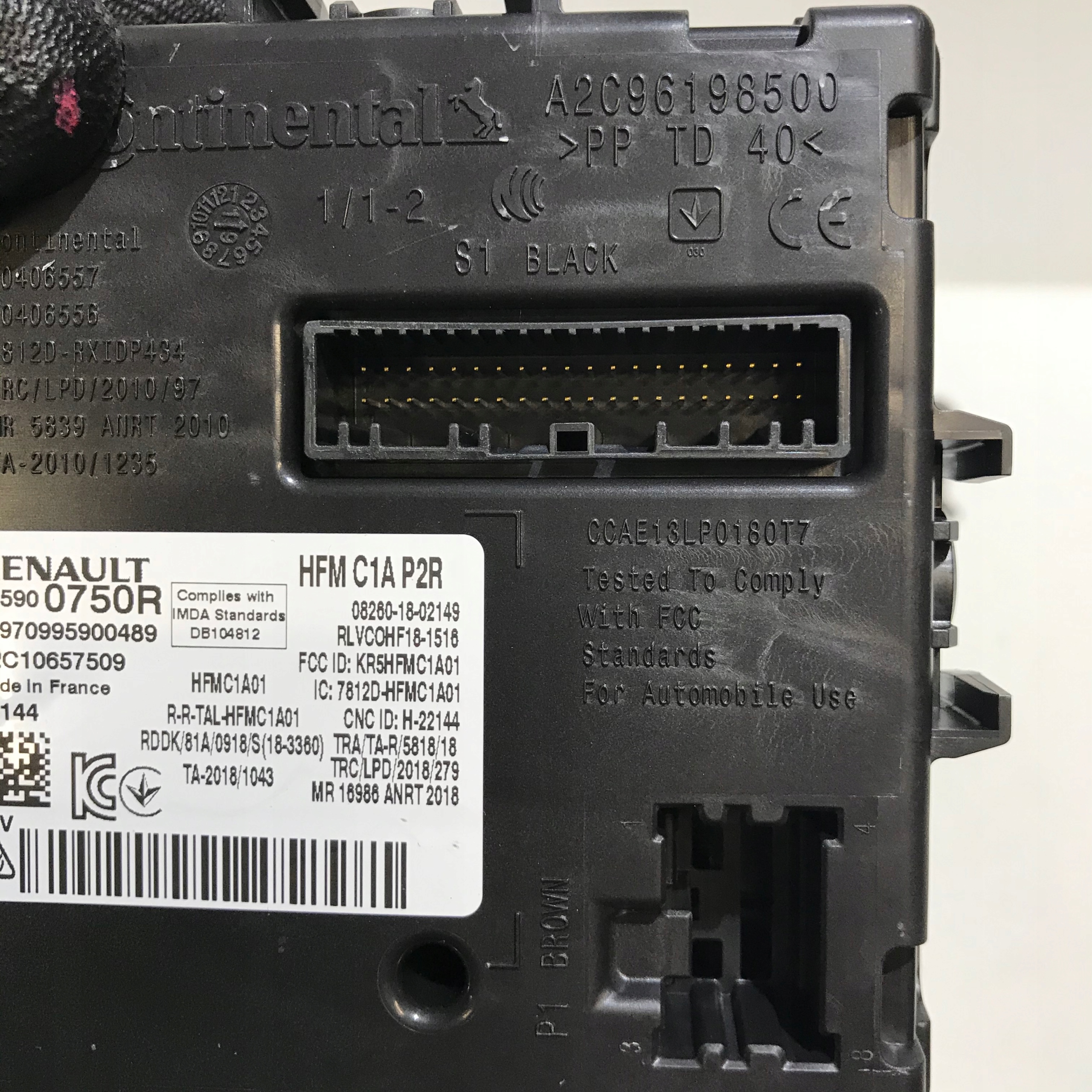 RENAULT CLIO V MODULE CONTROL UNIT 285900750R