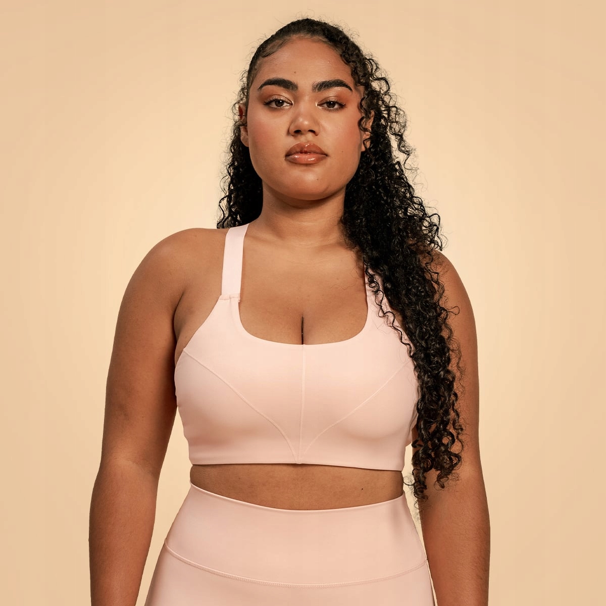 GymBeam Biustonosz sportowy Sense Pink Xs