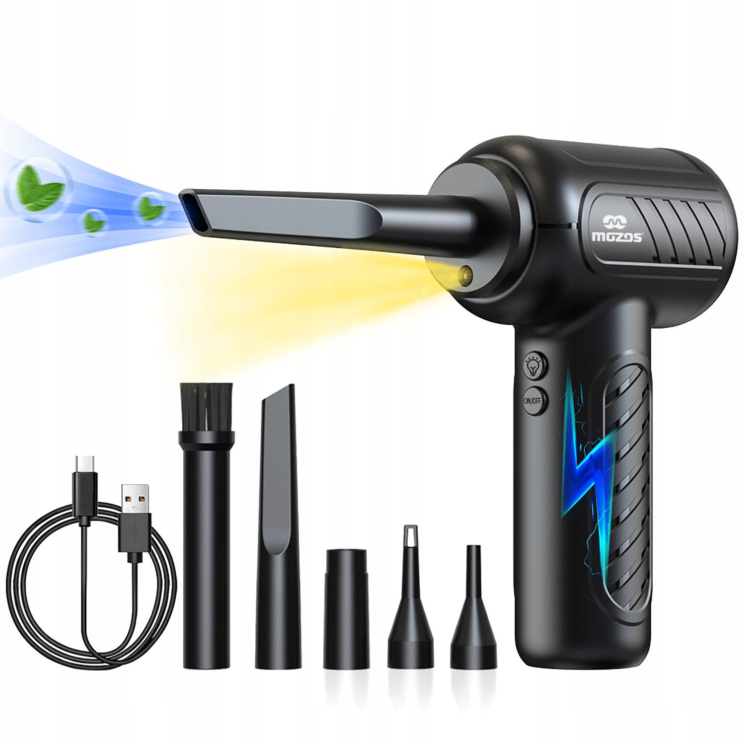 PRZENOŚNA DMUCHAWA DO ELEKTRONIKI DMUCHAWA POWIETRZA MOBILNA MOZOS XB1-ECO