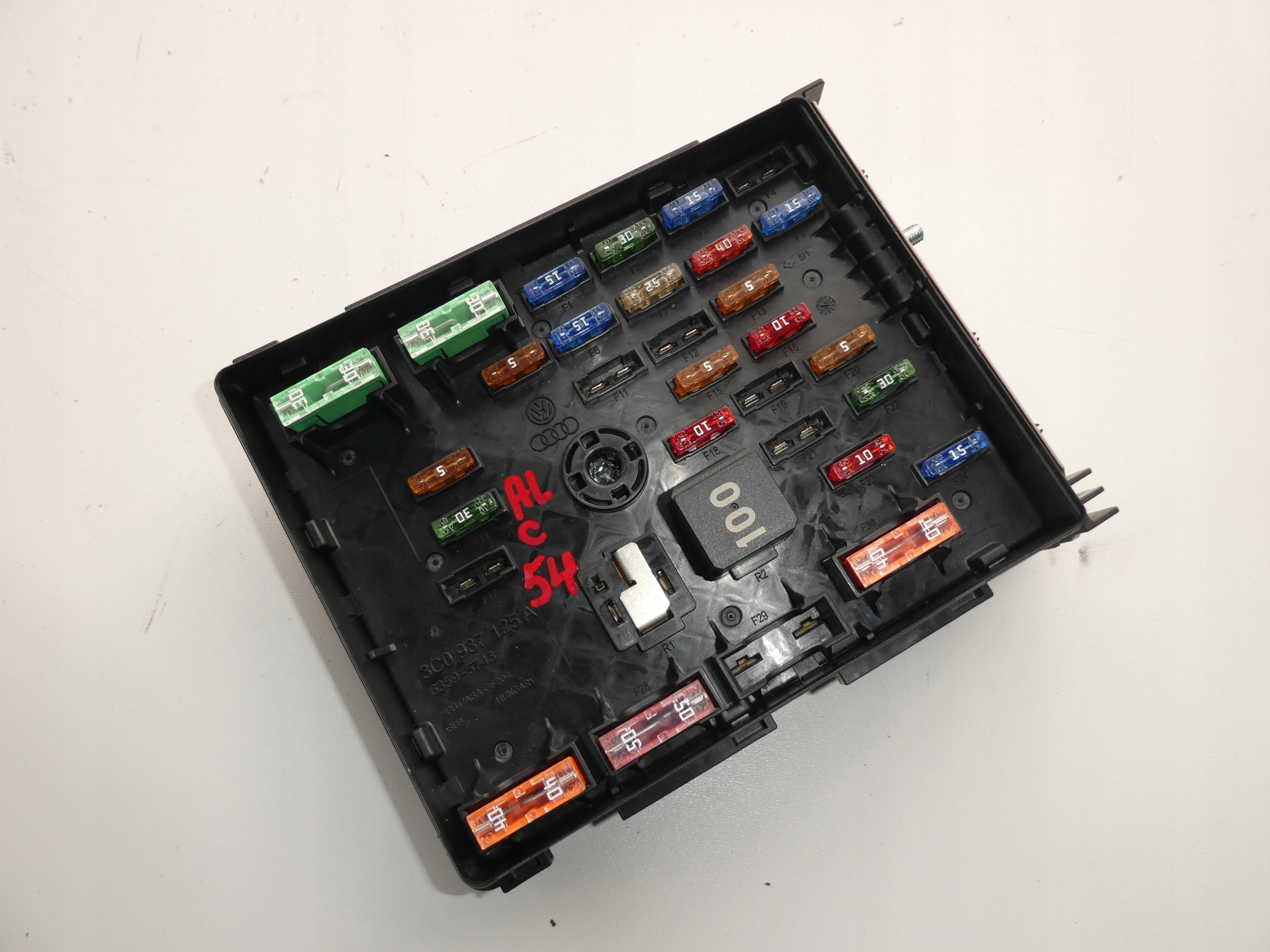 VW AUDI SEAT compartment electrical 3C0937125A