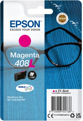 Epson 408 L Magenta originálny