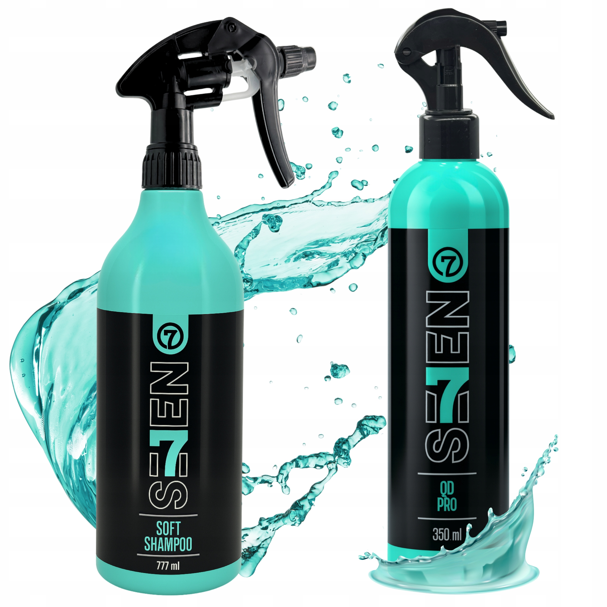 Szampon do mycia auta 777ml Powłoka Hydrofobowa do Lakieru 350ml Seven