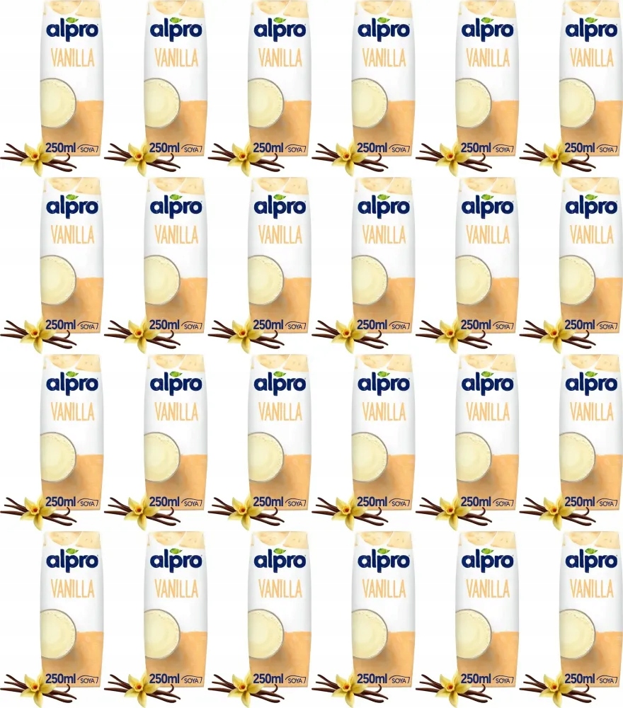 Napój sojowy o smaku waniliowym Zestaw 24x 250 ml