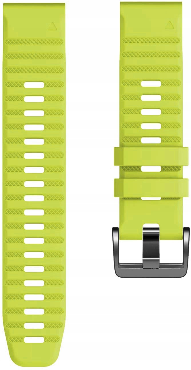 Limonkowy Pasek Garmin Fenix 7S Pro szerokość 20mm