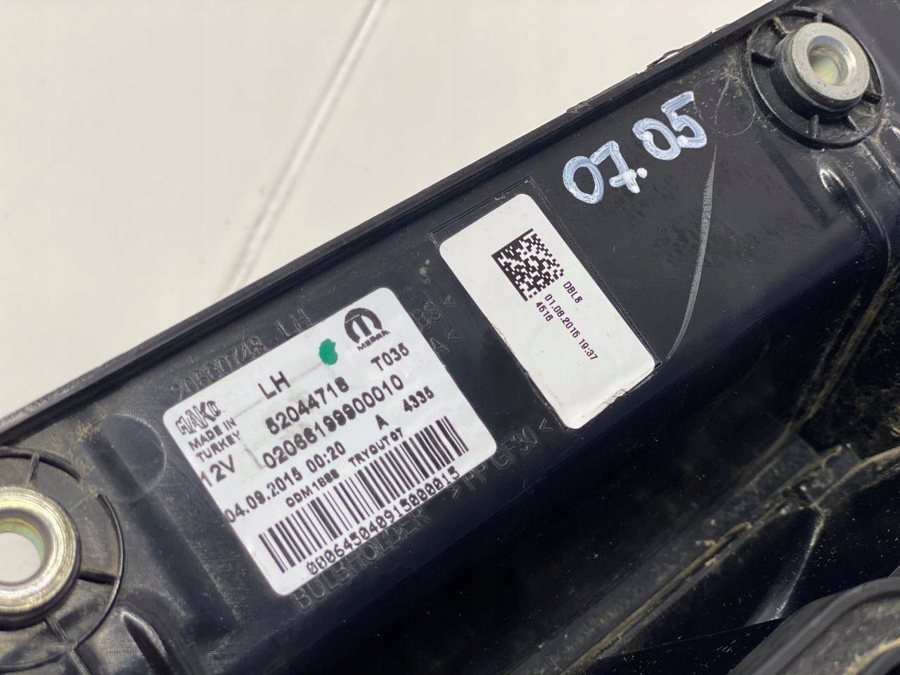 light rear left side Fiat Doblo 2 2015 51974250