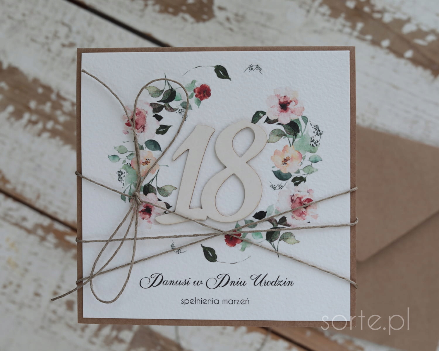 Unikátní ručně vyráběné přání k (18) osmnáctým narozeninám, nápad na pre