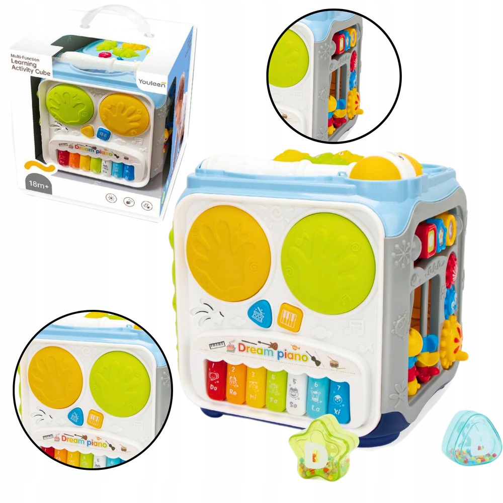 Wielofunkcyjna Edukacyjna Kostka Lean Toys