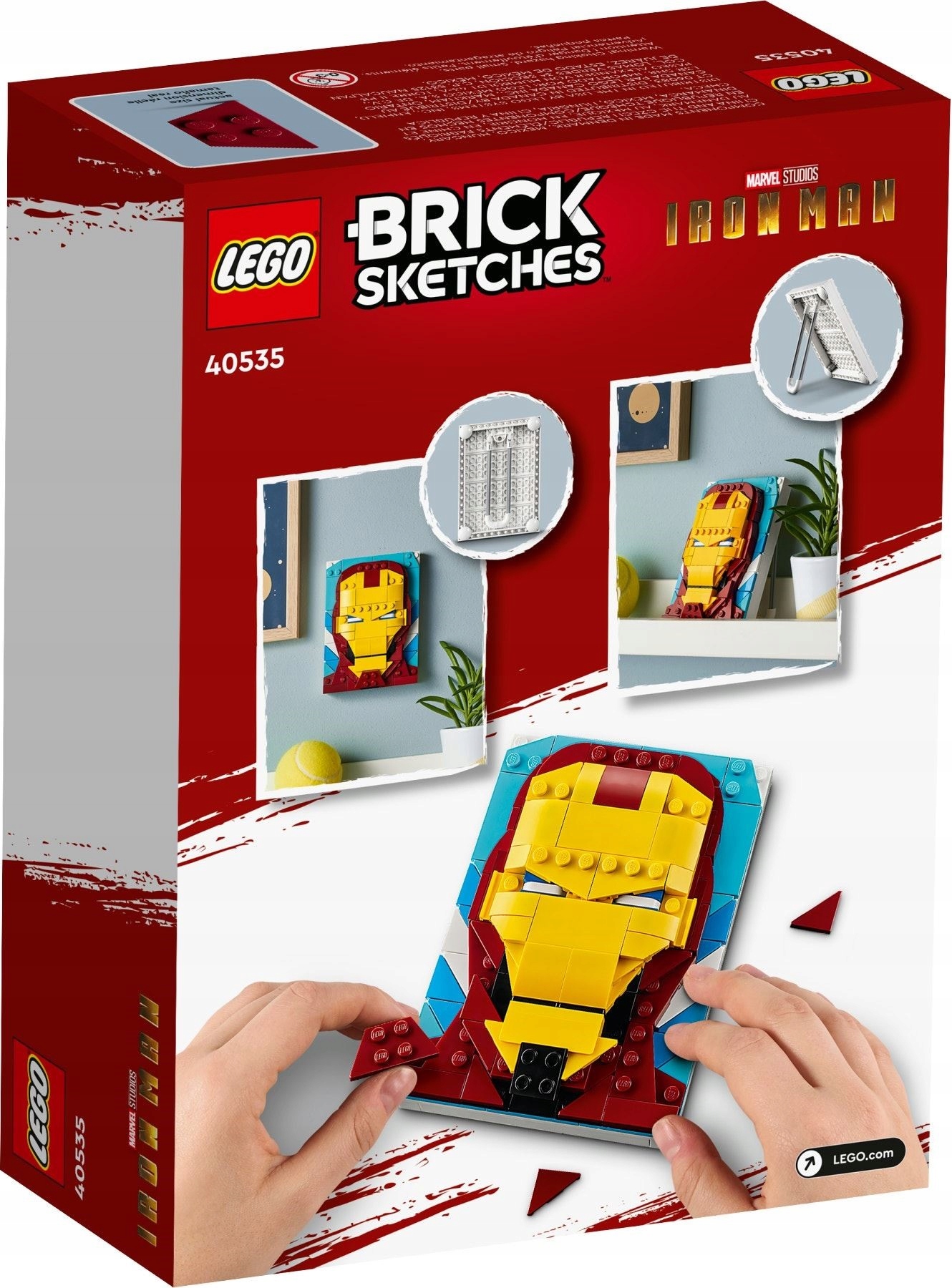 LEGO Brick Sketches 40535 Iron Man Marka LEGO