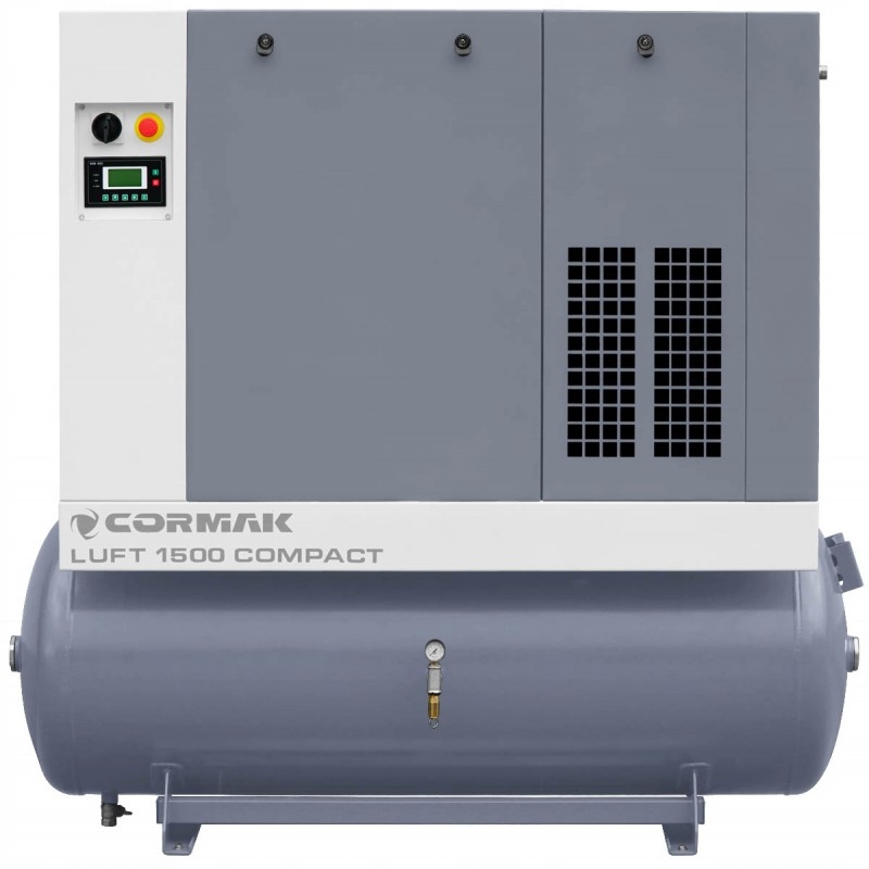 KOMPRESOR SPRĘŻARKA ŚRUBOWA LUFT 1500 COMPACT 11kW ZBIORNIK 500L OSUSZACZ