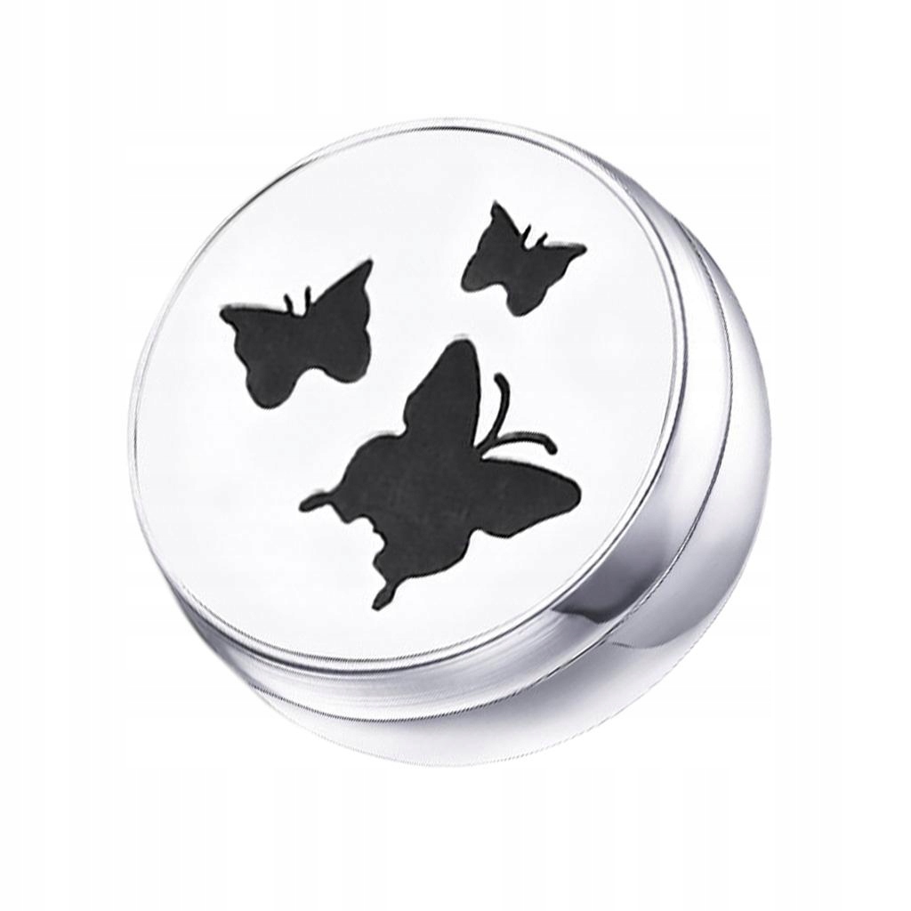 Essential Lockets Magnetyczny klips Locket Butterfly Marka bez marki