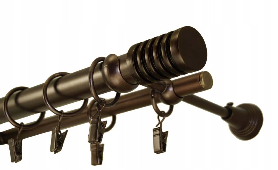 

Karnisz metalowy fi 25+16 podwójny 420 cm Kolory