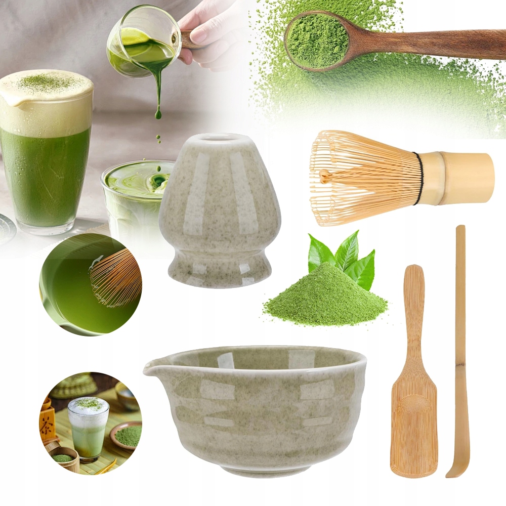 5DÍLNÁ Sada Na Japonský Čaj, Šlehací Metly Na Čaj Matcha