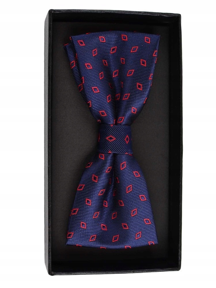 MUCHA MUSZKA MĘSKA WZORY GRANATOWA Stan opakowania oryginalne