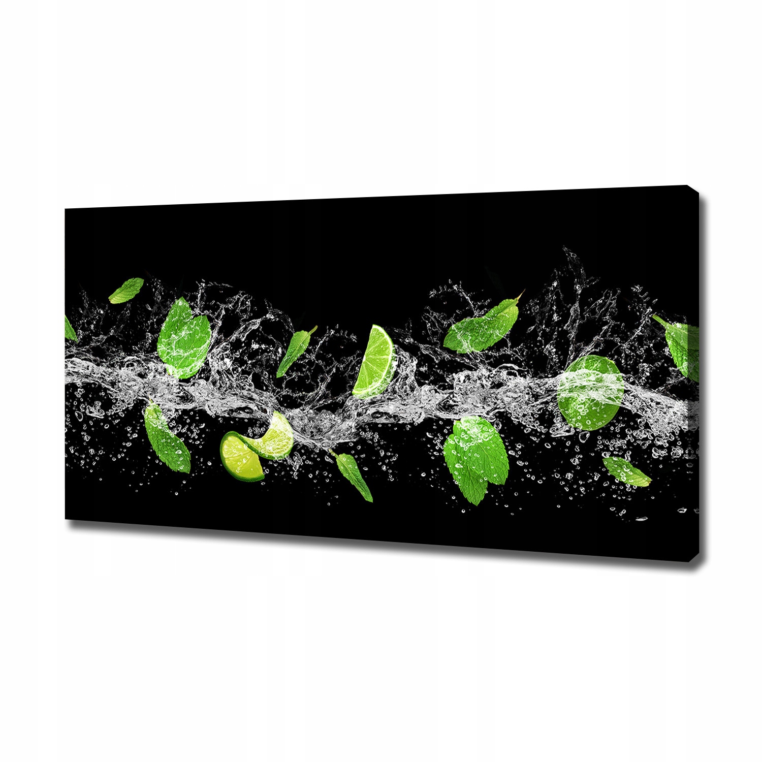 

Foto obraz na płótnie Limonka z miętą 120x60 cm