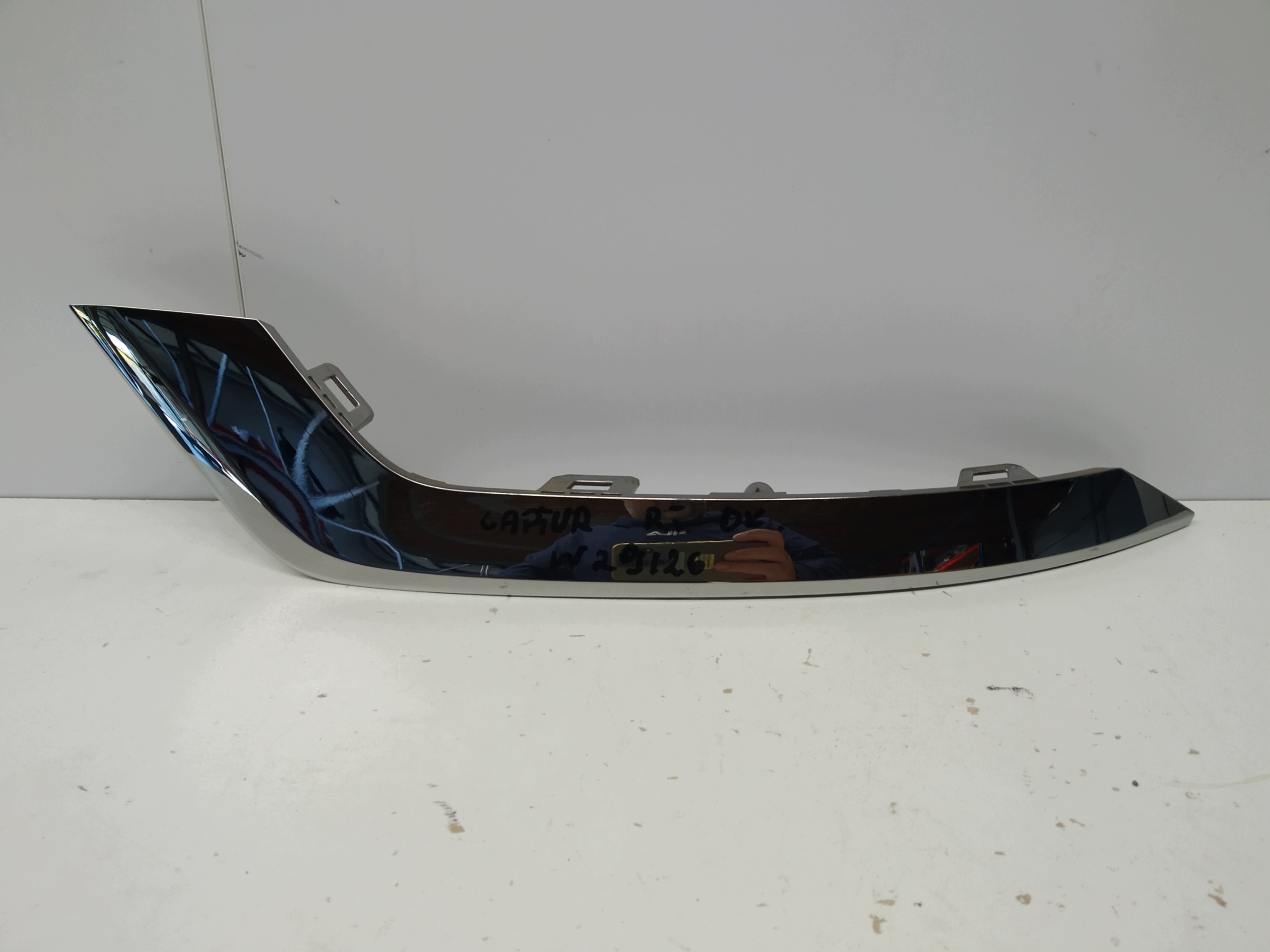 2019r + Renault Captur II moulding left right chrom w bumper rear part original