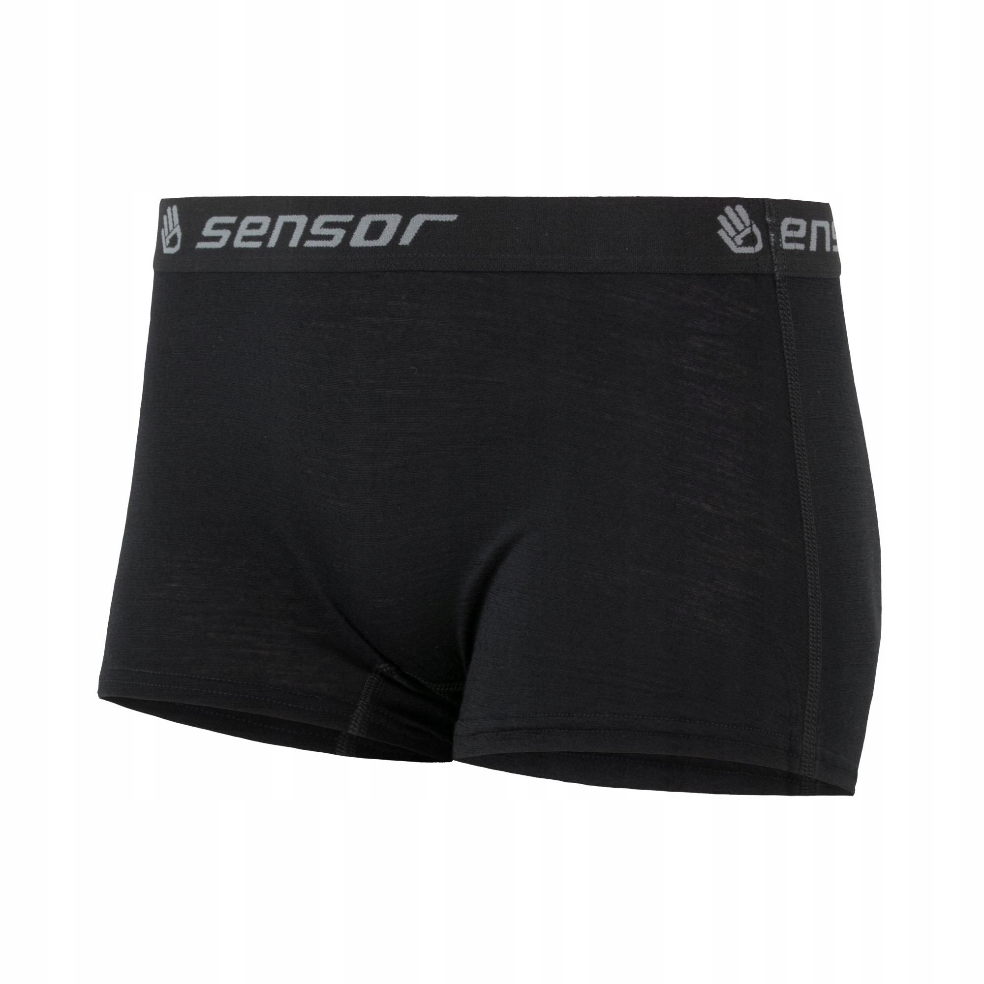 Sensor Merino Active dámské kalhotky s nohavičkou černá velikost L