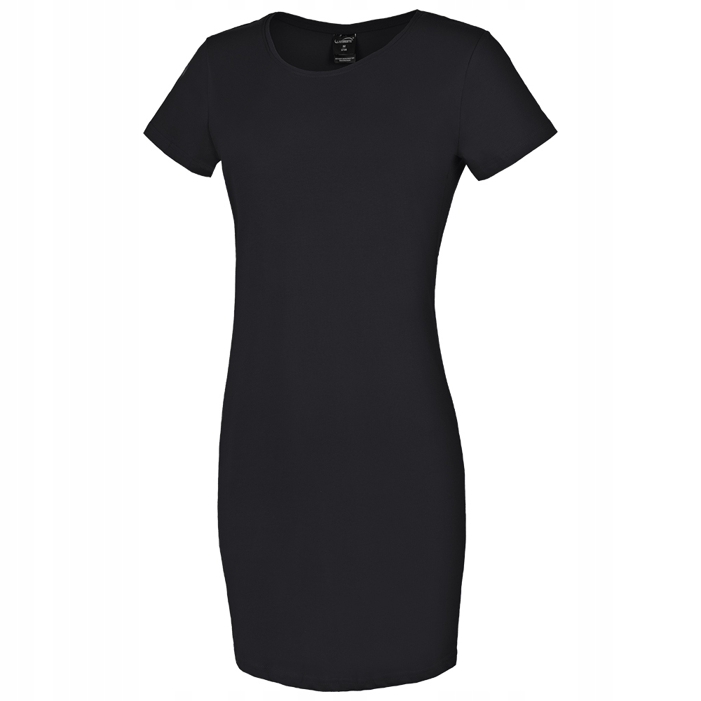 SUKIENKA DAMSKA KRÓTKI RĘKAW GŁADKA ELASTYCZNA KLASYCZNA PRZED KOLANO XL Rozmiar XL