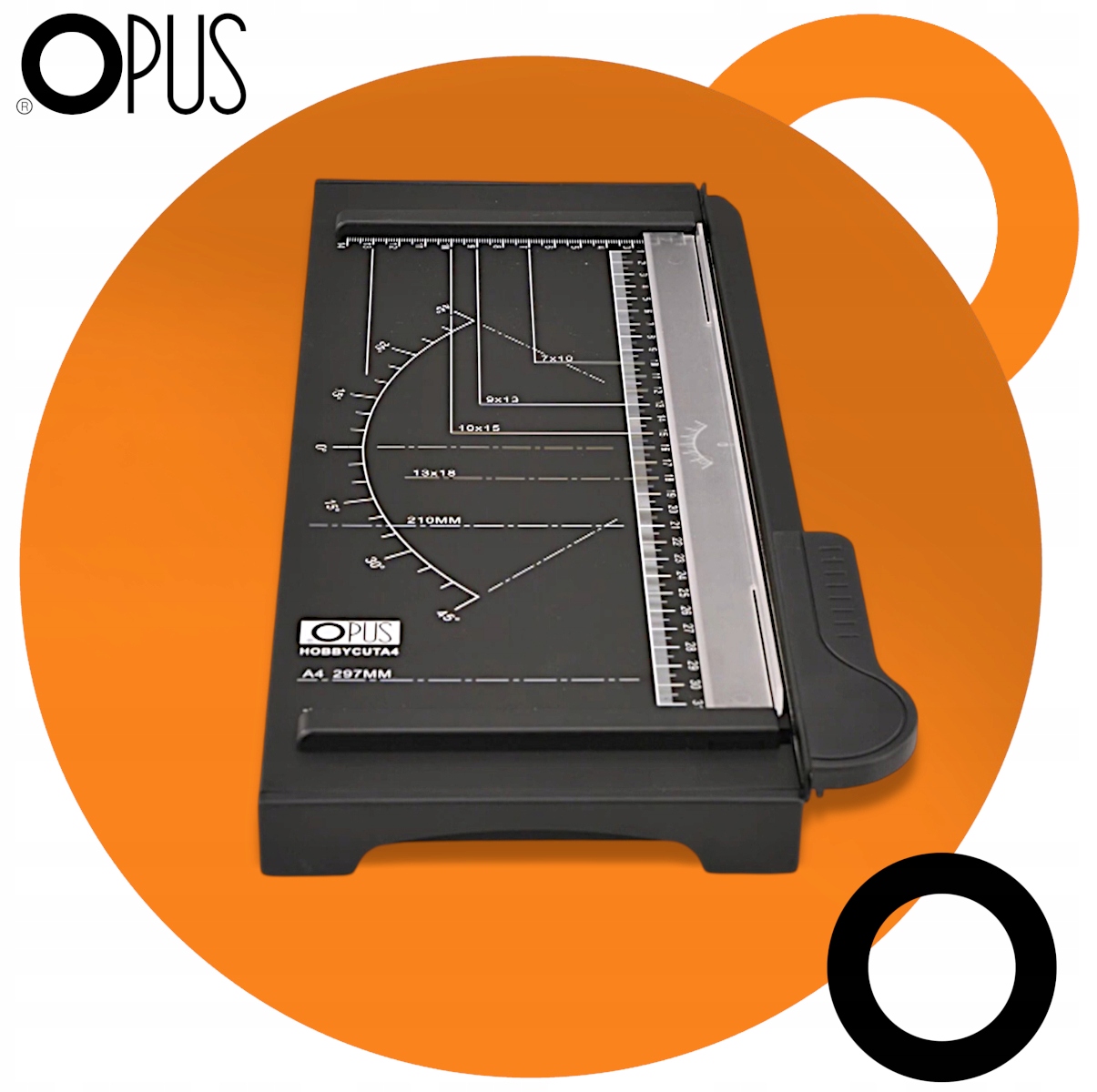 Obcinarka do cięcia papieru Gilotyna Trymer Nożycowa OPUS hobbyCUT A4 Kod producenta 300211