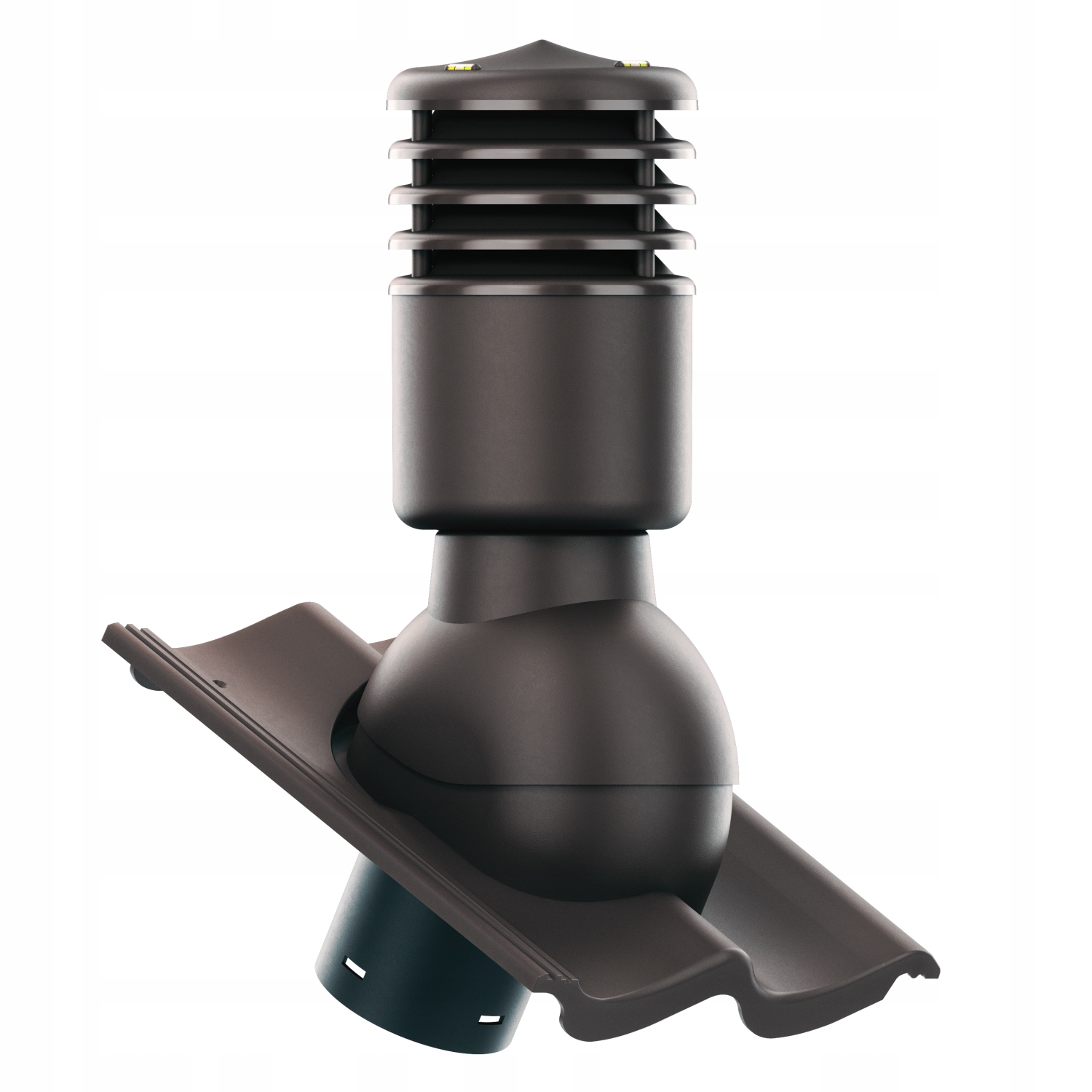 větrací komín Izolovaný Smart fi125 Creaton Goteborg Mokka