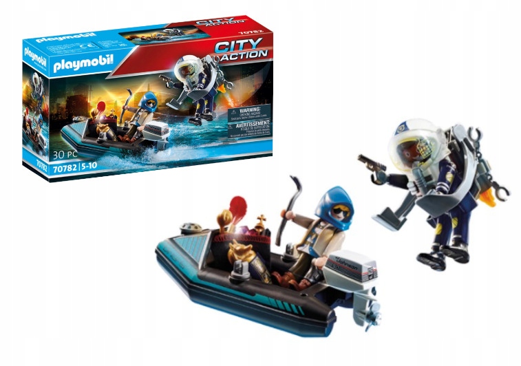 

Playmobil 70782 Policyjny plecak odrzutowy