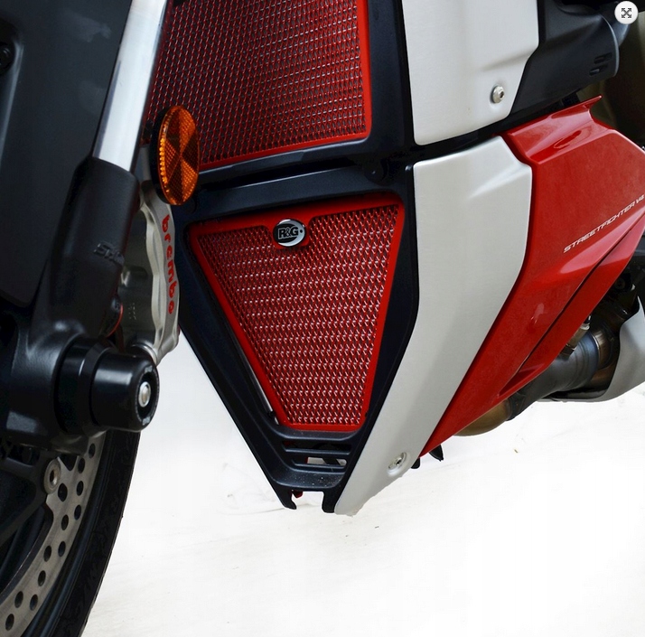 Kryt Chladiča Oleja Rg Racing Ducati Streetfighter V4(S) 20- Čierny