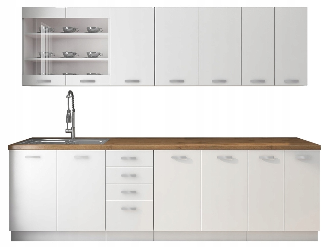 Meble kuchenne OBELIX BIAŁY NOWOŚĆ