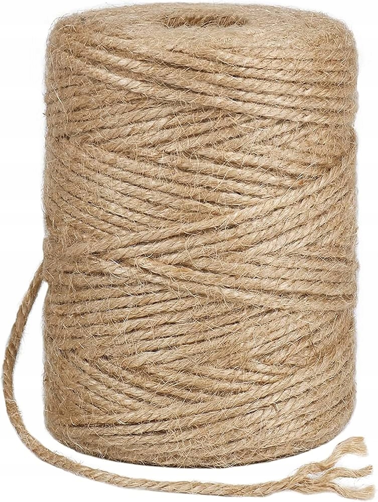 Sisalové Lano Jutová Šňůra Sisal Na Škrabadlo Silná Rustikální 8 mm 60 m