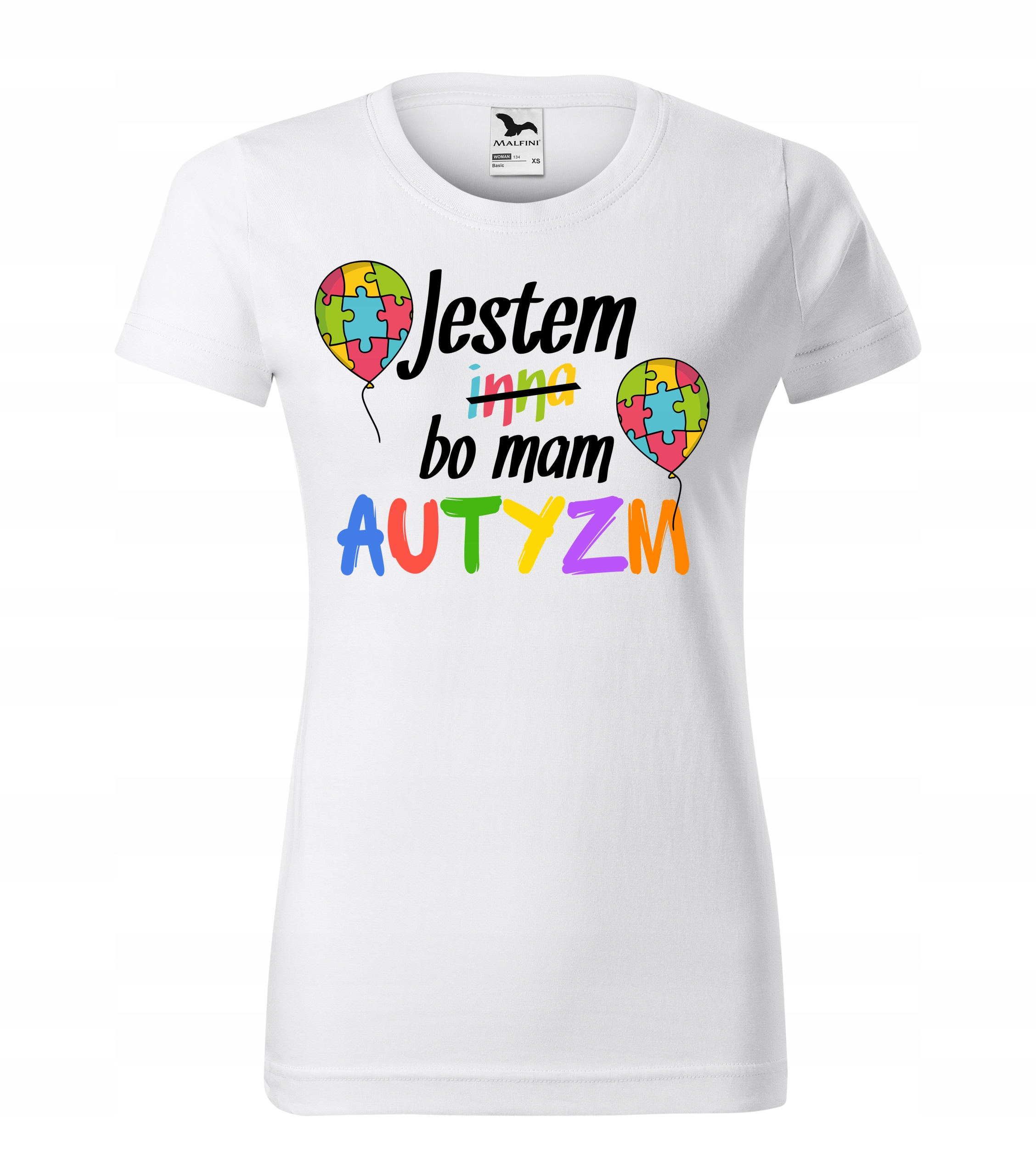 

Koszulka Jestem Inna Bo Mam Autyzm v2 L