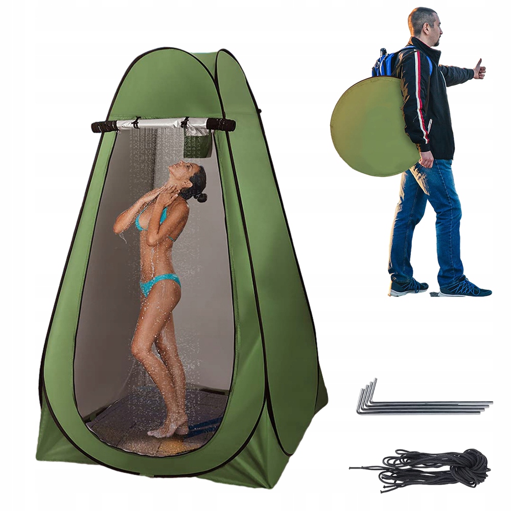 Namiot Toaleta Prysznic Przebieralnia Popup 190CM Turystyczny Składany