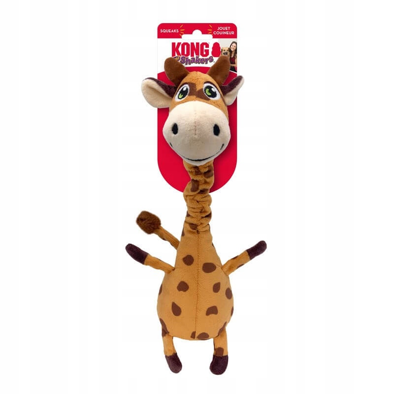 Levně Hračka pro psa Kong Shakers Bobz Giraffe vel M