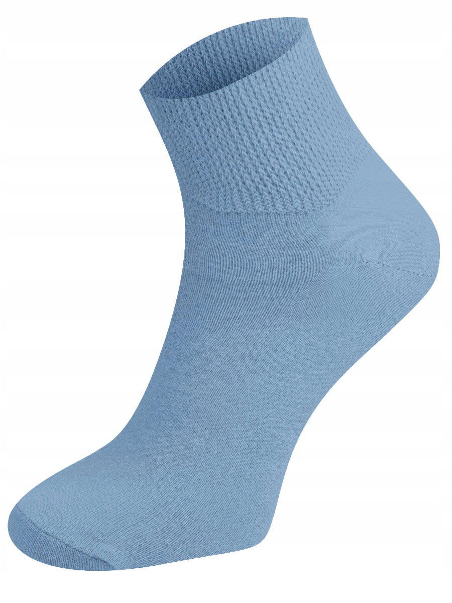 Skarpety Bezuciskowe Todo Medical Pressure Free Quarter 35-38 niebieski