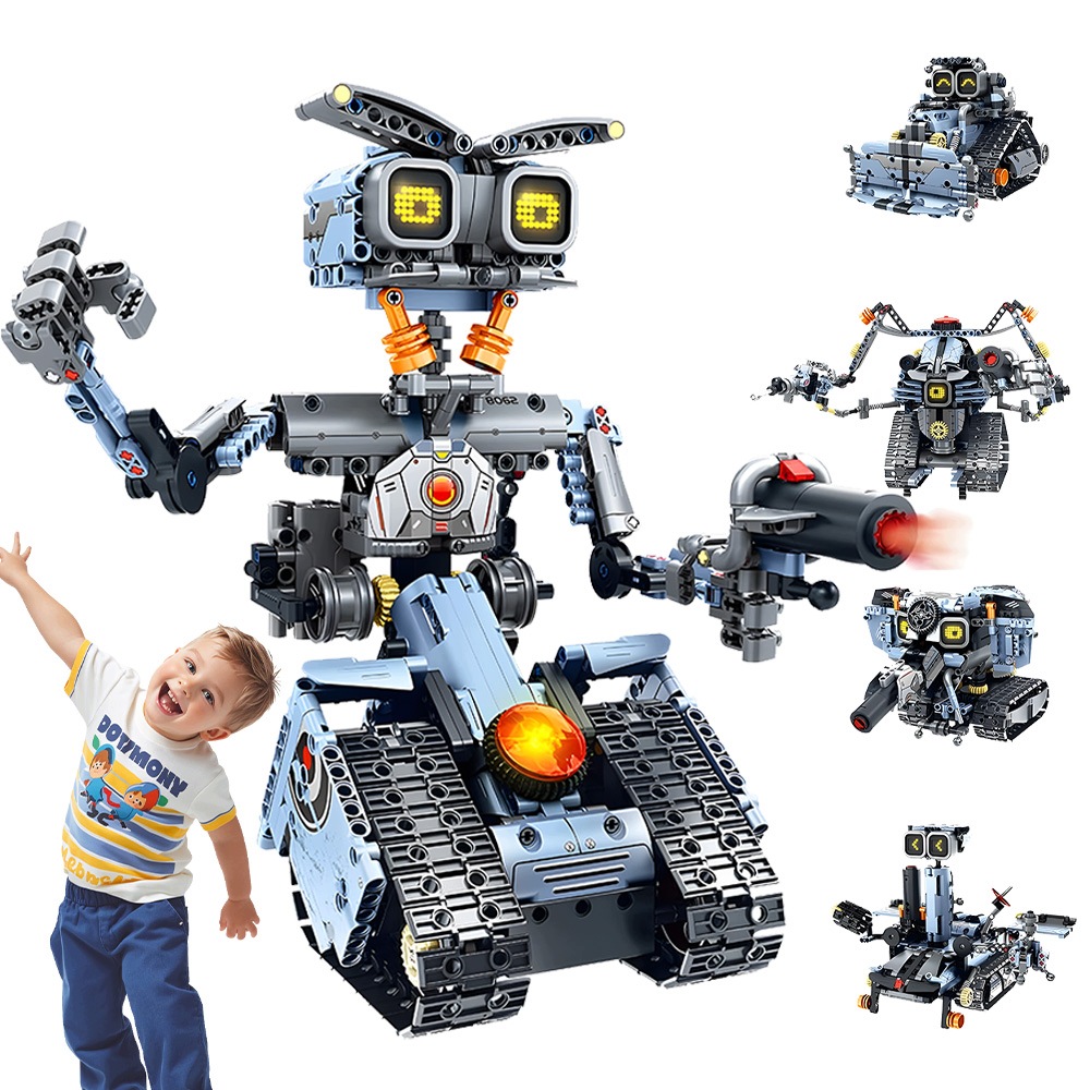 Klocki Robot Zdalnie Sterowany Rc Inteligentny Programowalny Pliot