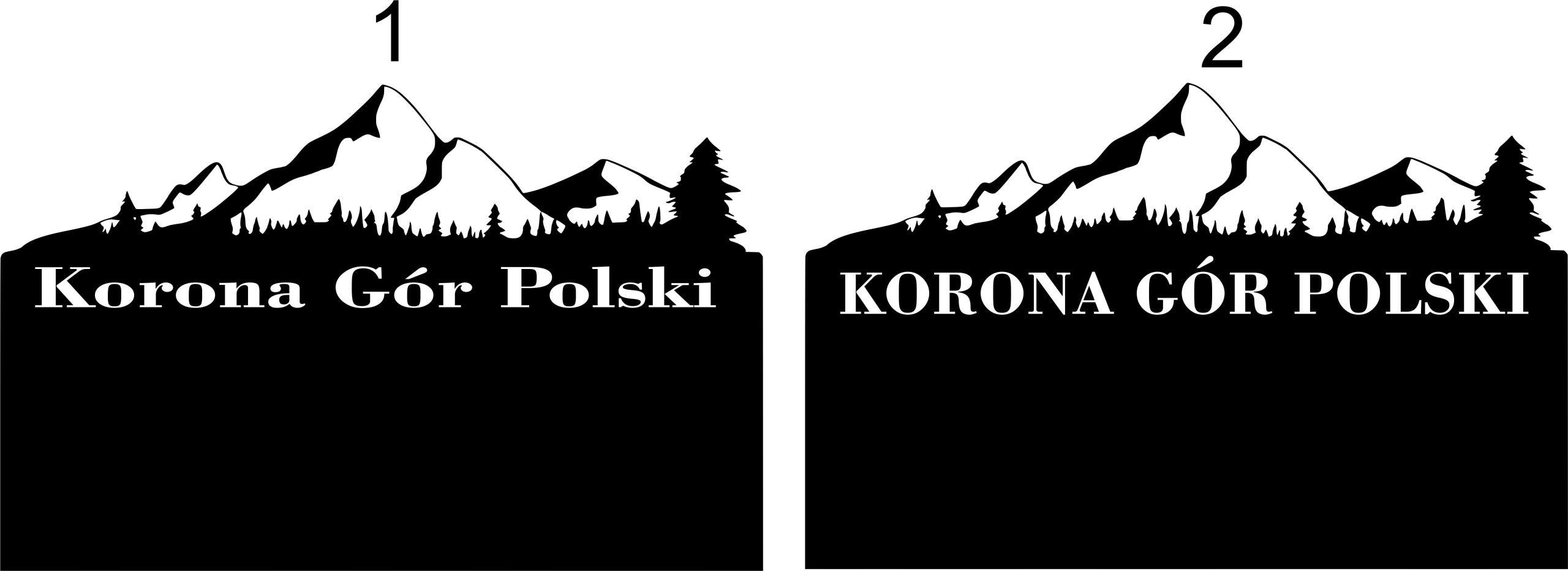 Koruna hor Polský Hory Tabule na magnety z kovu Cestování Stromy