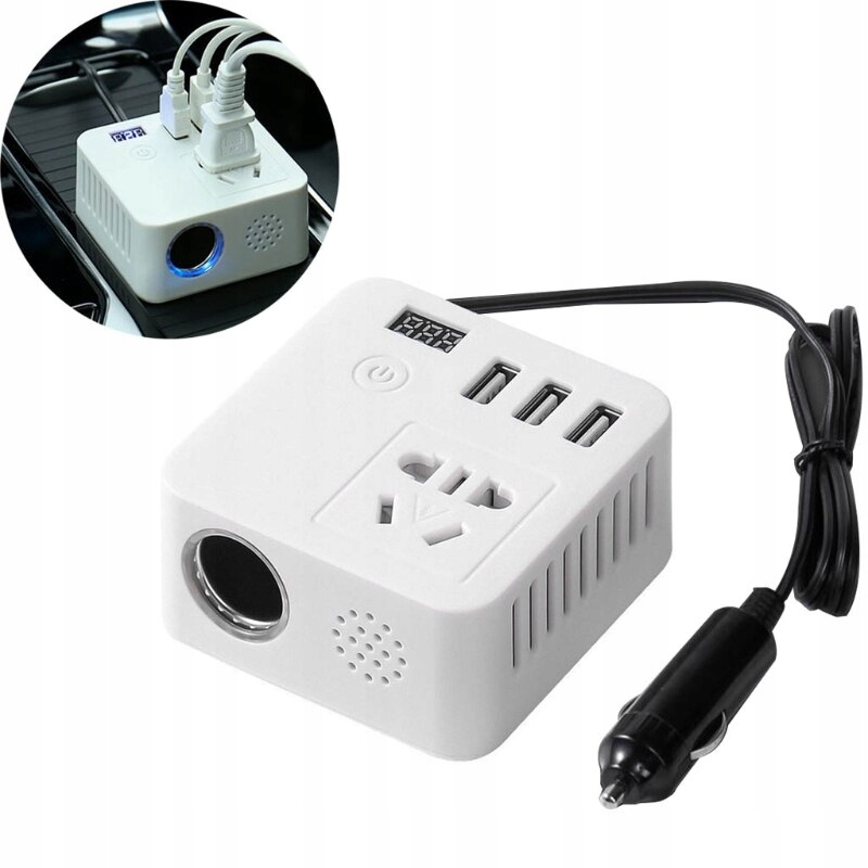 12V / 24V до 220V зарядное устройство конвертер 150W автомобиль