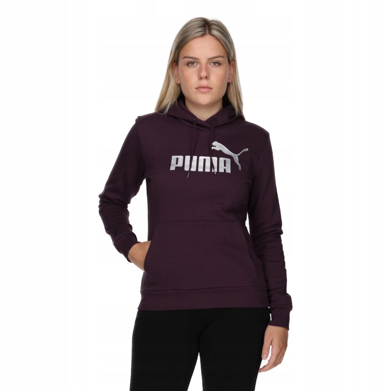 Puma Bluza Damska Nierozpinana z Kapturem 849958 46 Fiolet L