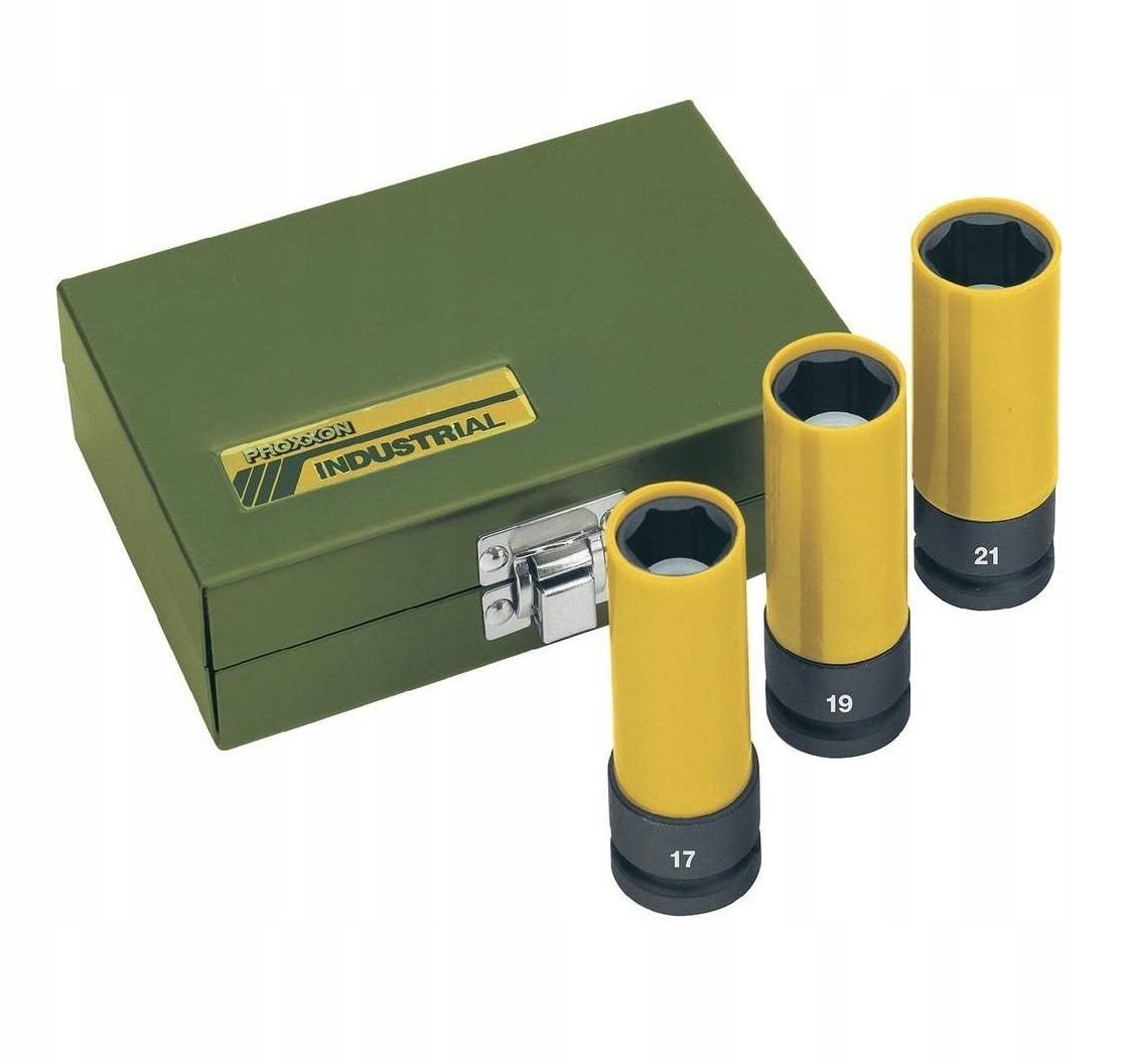 Zestaw nasadek 1/2 cala udarowe 17, 19, 21 mm PROX Marka Proxxon