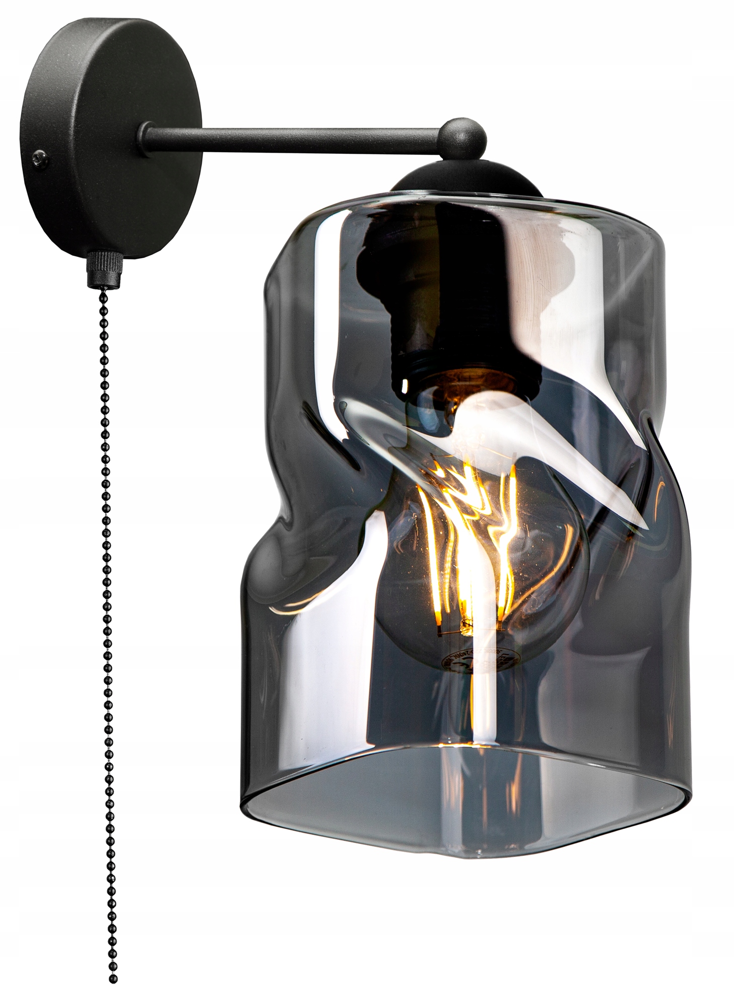 

Szklana Lampa Kinkiet Ścienny Nowoczesny Loft Led